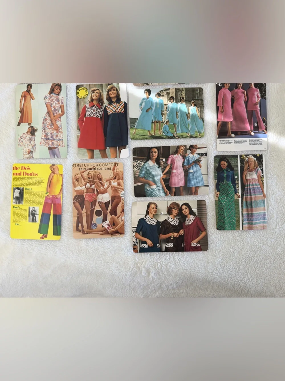 Vintage 2001 Catalog Woman Mail-Order Fashion Foxes Postcard Lot - 21/30 Cards